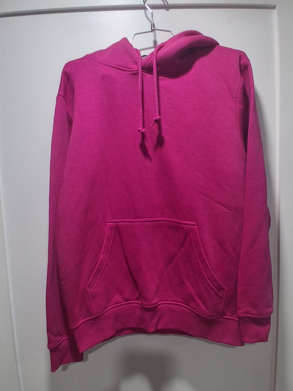 PrettyLittleThing Bright Fuchsia Pullover Hoodie S